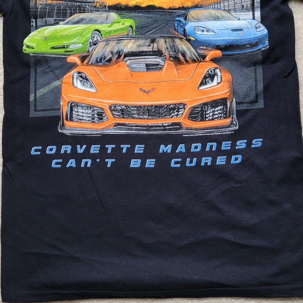 Licensed Chevy Corvette Tee Shirt.